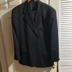 Men's Classic Black suit with pants.